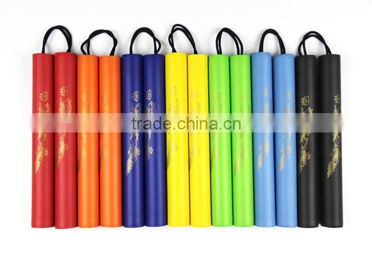 Different colour foam nunchakus with ropes for kids palying