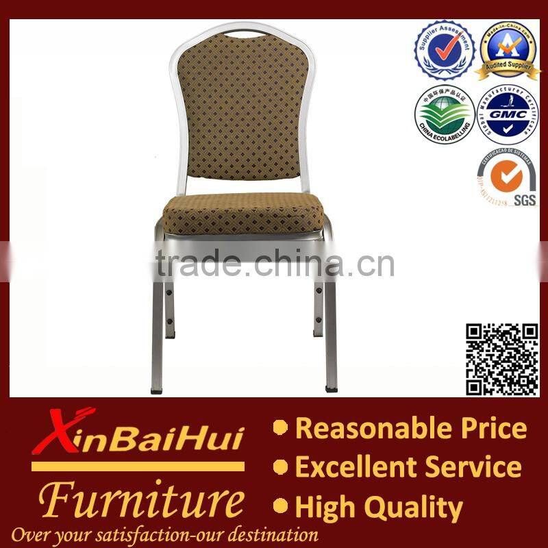 BH-L8311 Cheap Sliver metal hote furniture hotel chair