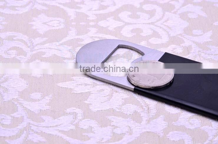 Stainless steel Bottle Opener with PVC coated/Bottle Opener with customized logo/ bottle opener