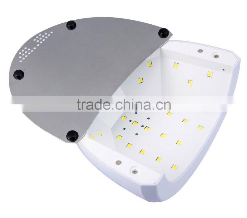 Professional nail art salon use 24W 48W sensor gel nail curing lamp