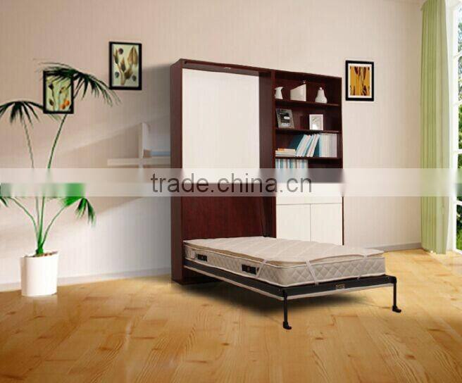 modern style end-mounted murphy hidden wall bed mechanism