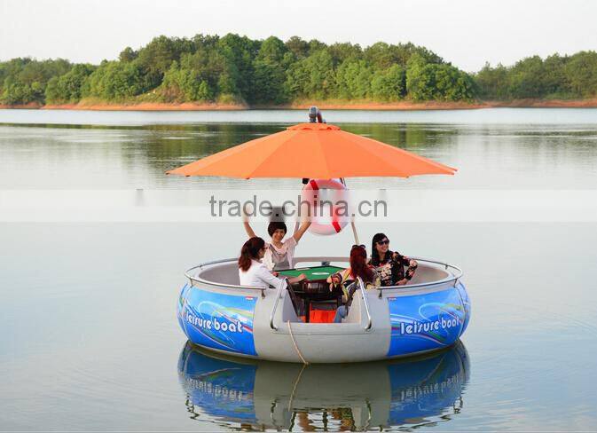 Low price factory direcly sell leisure boating for BBQ,BBQ boat, BBQ donut boat