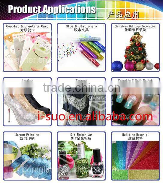 Colorful high quality glitter powder for coating