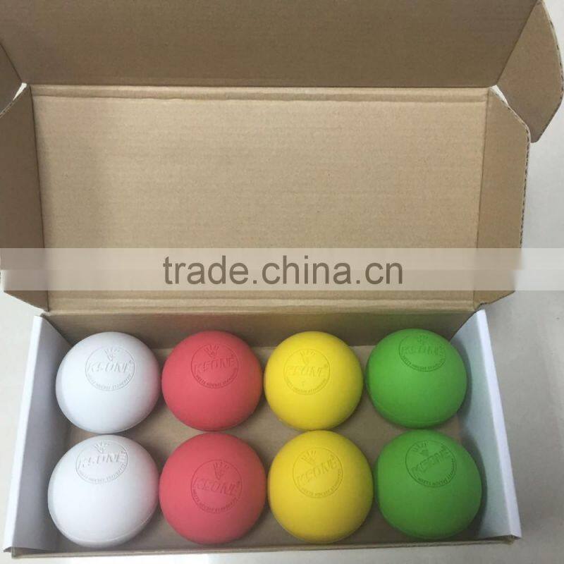 NCAA NOCSAE & SEI approved lacrosse ball lacrosse massage ball rubber ball