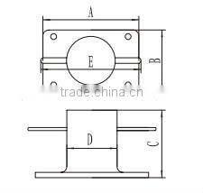 marine hardware cross bollard