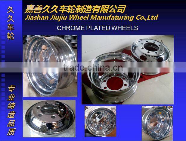 3.50-8 Jiujiu forklift steel wheel rim without disc