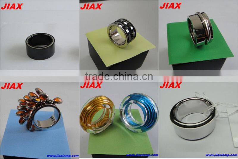 Customized hot selling stainless steel love script ring sterling silver love ring