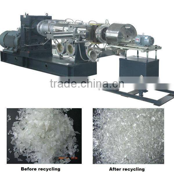 High output Single-screw pellet recycling ABS/PP/PE extrusion machine
