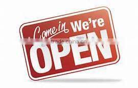 plastic open closed door signs