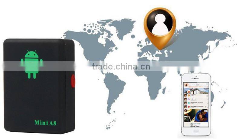 wholesale small gps tracking device mini gps tracker for pets kids and cars mini A8