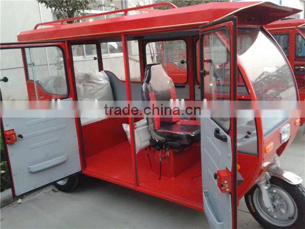 1000W cargo box closed cabin passenger electric tricycle