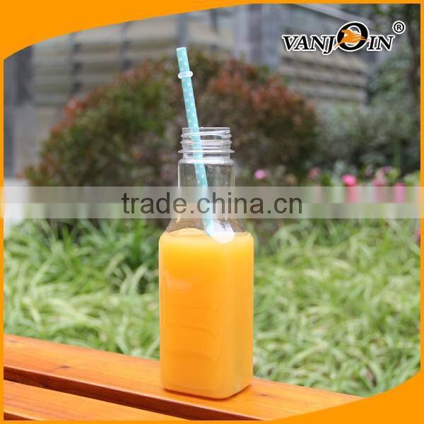 500ML/480ML/350ML/270ML Clear Round Plastic Jar for Hydroponic Plants