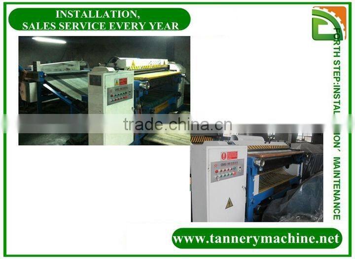 dry or wet leather buffing machine for tannery process buffing
