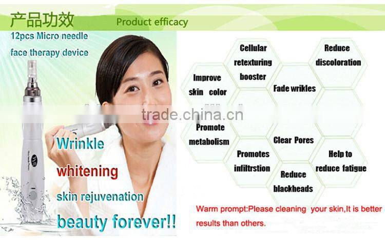 2017 White auto microneedle therapy system auto meso microneedle pen