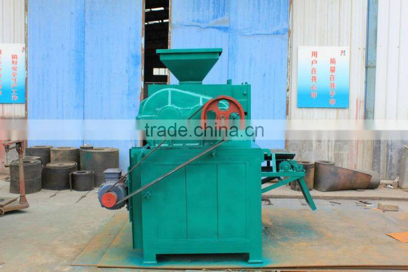 charcoal briquetting machine with oval and pillow shape briquettes