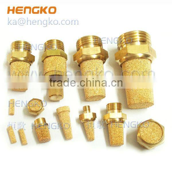 Sintered ss brass air silencer