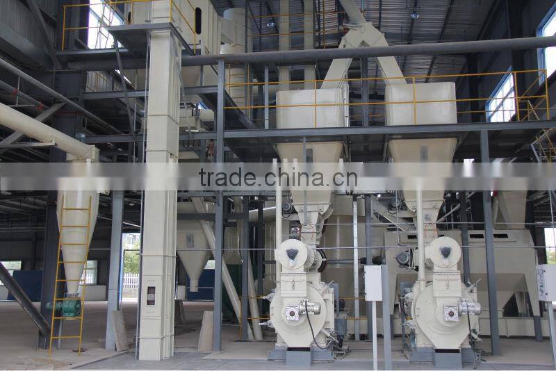 CE/GOST/SGS 4t/h biomass wood shavings pellet line
