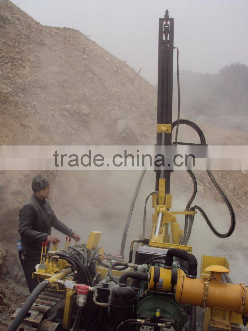 high performance open-air drill-pneumatic&Hydraulic depth 20m mine and rock crawler drilling machine
