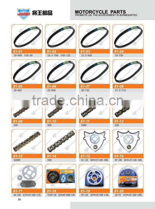 Factory Cheap Price High Technologic Motocycle Parts Chain Sprocket