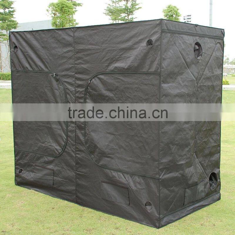 1.2x2.4x2M 600D Mylar Hydroponic Grow Tent for Indoor Plant Growing