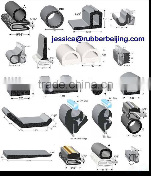 High-temperature Oven Door Rubber Seal strips