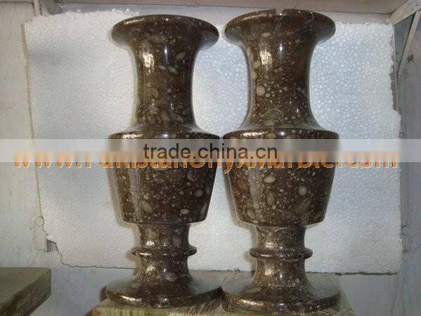 DECORATIVE OCEANIC GEM MARBLE FLOWER VASES