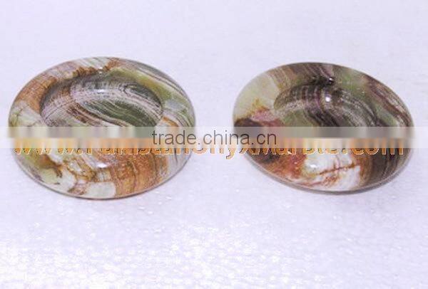 PAKISTAN FACTORY MADE ONYX CIGARETTE ASHTRAY HANDICRAFTS