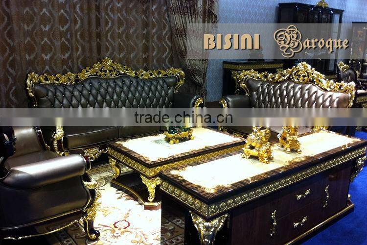 BISINI Noble Collection Luxury and Antique Drawing Room Sofa Set (BF01-01021)