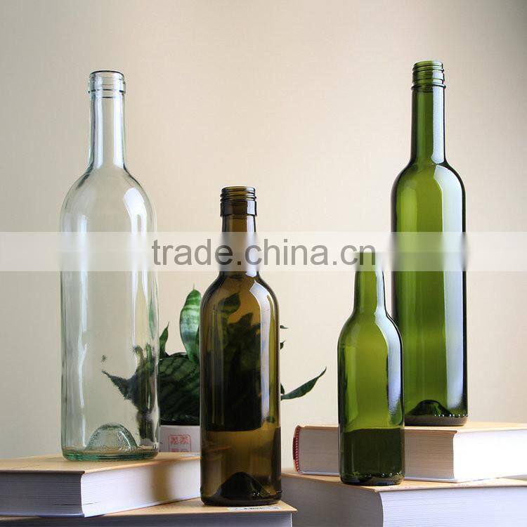 Professional supplier Low 375ml/ 750ml Hot sale fancy wine bottles