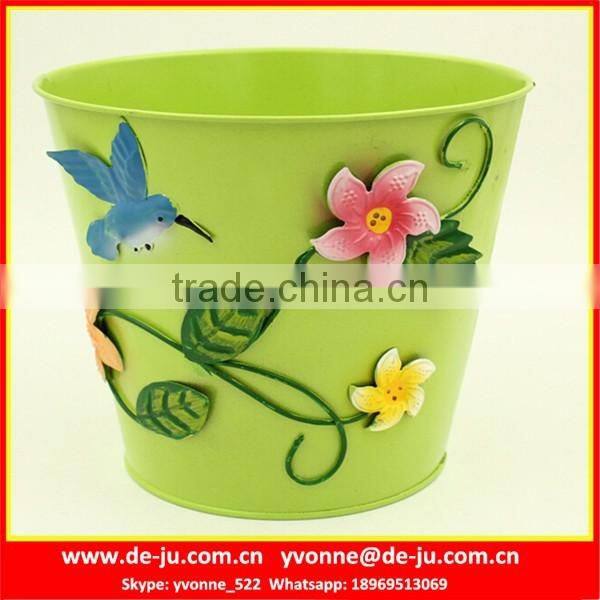 Sculpture Garden Bright Color Flower Pot