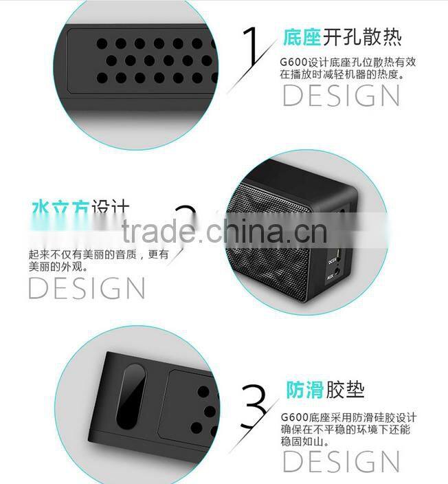 Latest High Quality Water Cube Bluetooth Speaker Waterproof Portable Wireless Speaker Stereo Sound Coloful My Vision