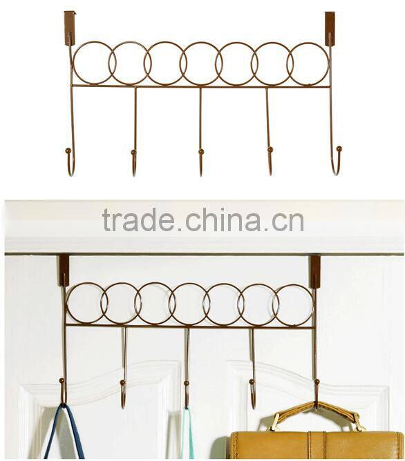 Multi-Function Metal Over The Door Hanging Hooks