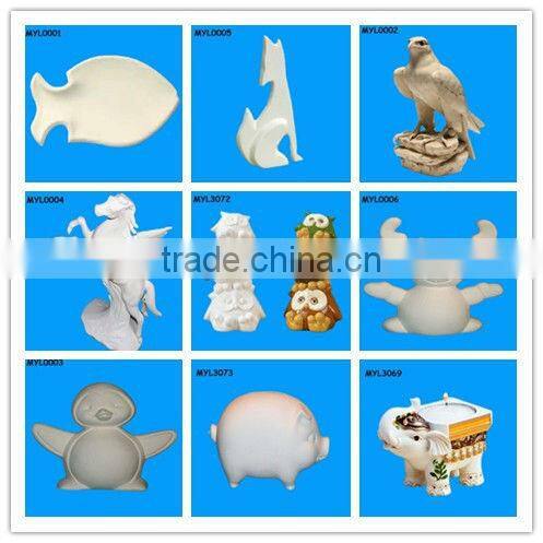 bisque angel table figurine