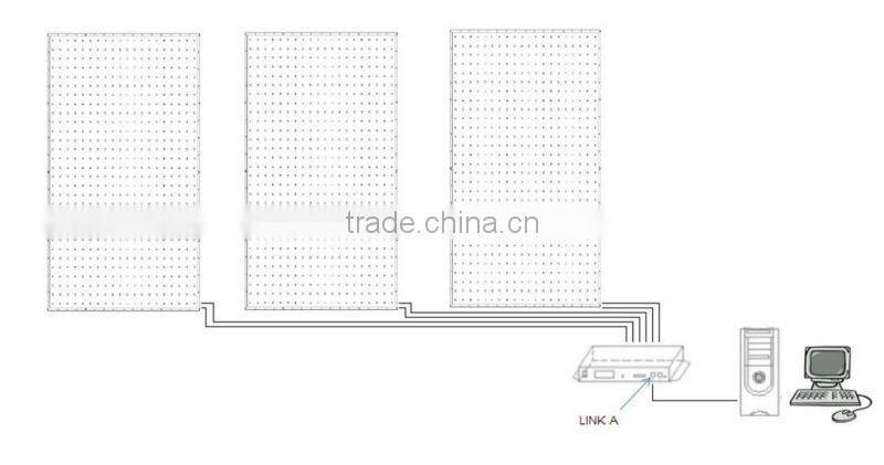 dmx starry deco soft led video led curtain light
