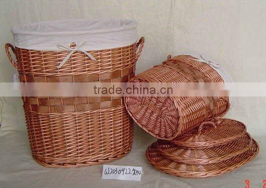 the most popular wicker laundry basket with handles and cover