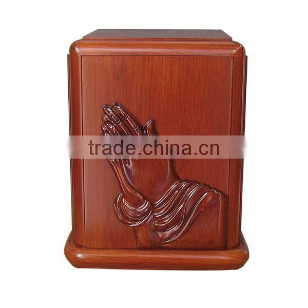 Custom High quality wholesale paulownia wooden funeral urns box