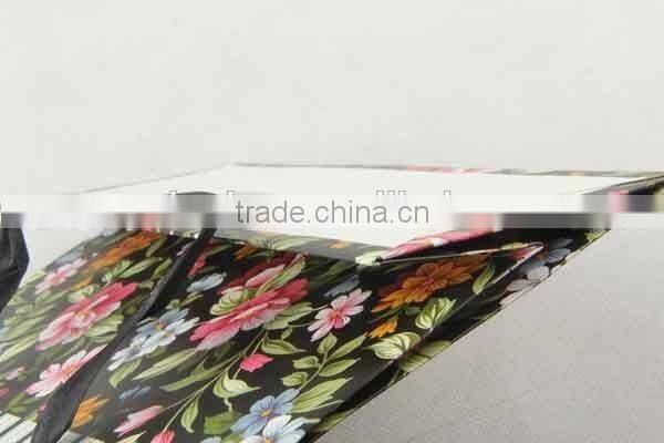 Flower Design Foldable Gift Bag With Bowknot/ Shopping Bag