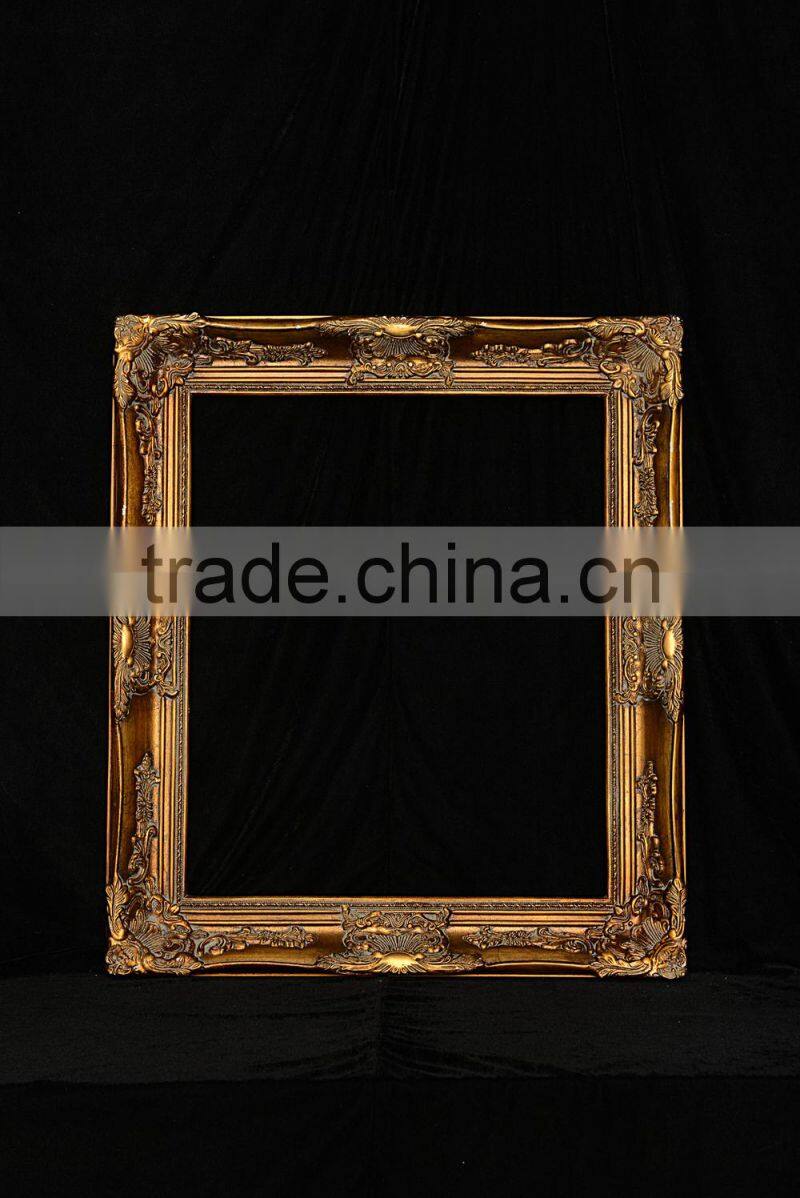 Golden Baroque Ornated Wooden Frames
