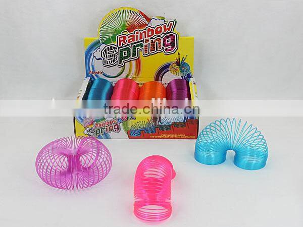 whosesale plastic magic rainbow spring kids educational toys/hot sale promotional gift magic rainbow circle