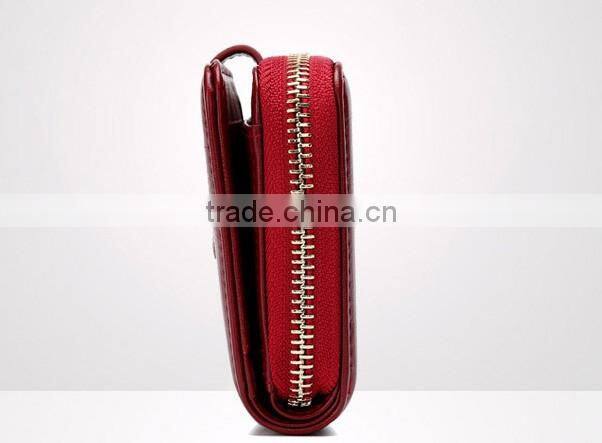 Hot selling leather large capacity clutch bag women purse clutch bag