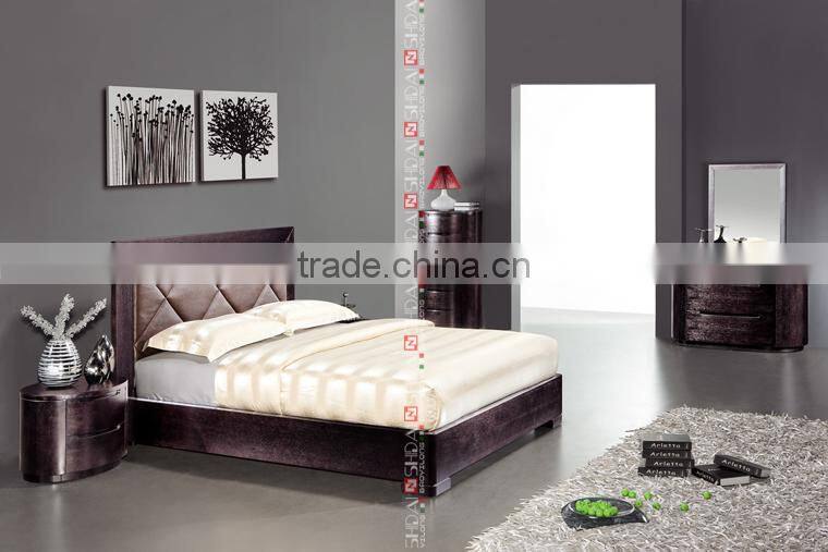 double bed with storage / teak wood beds models / bed base B510L
