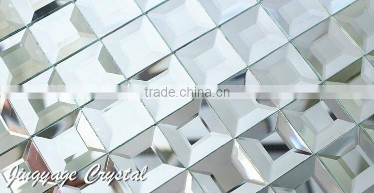 Diamond 5 surface glass mosaic 30*30mm crystal mosaic