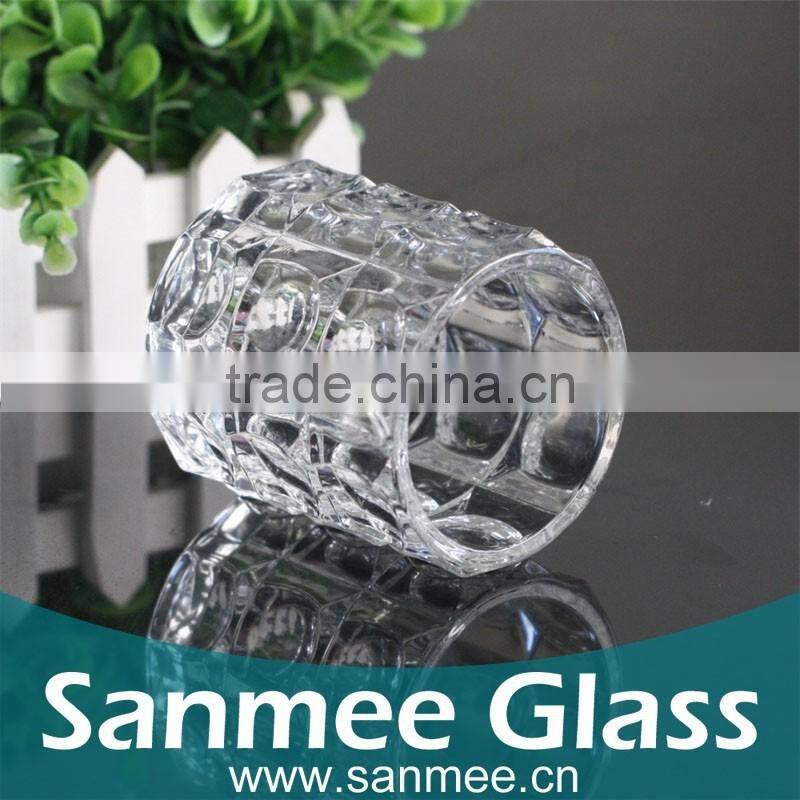 Fancy Design Diamond Crystal Red Wine Glass