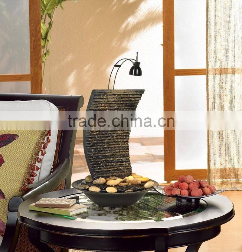 Water Ripple Lighted Table Fountain