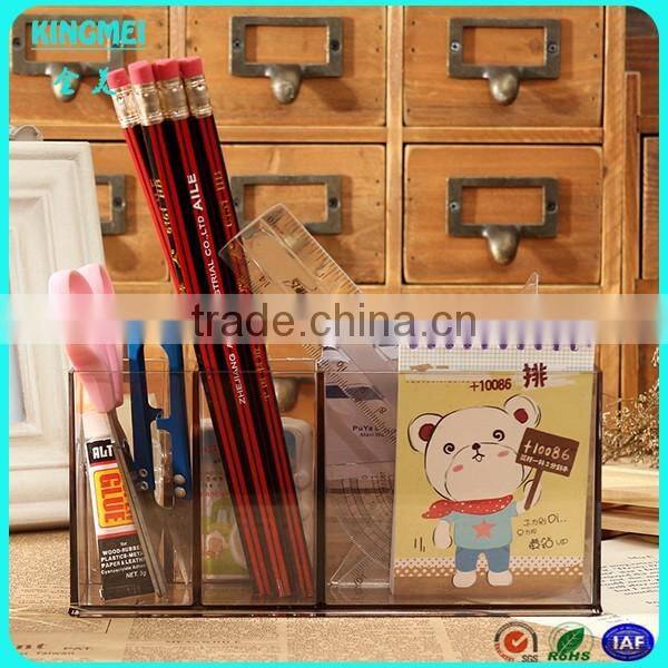 Cute Acrylic pencil box, round acrylic pen and pencil display holders,plexiglass tube pencil container