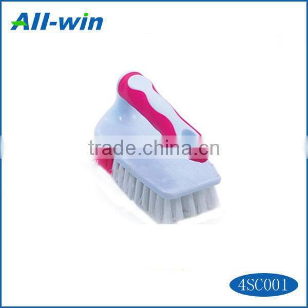 hotsale plastic iron brush with rubber handle