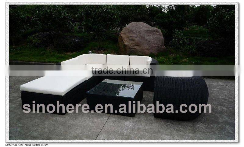 AY1607 Wicker Furniture Outdoor Wicker Sofa Set