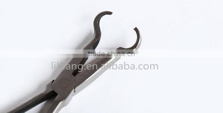Stainless steel multi use long nose pliers