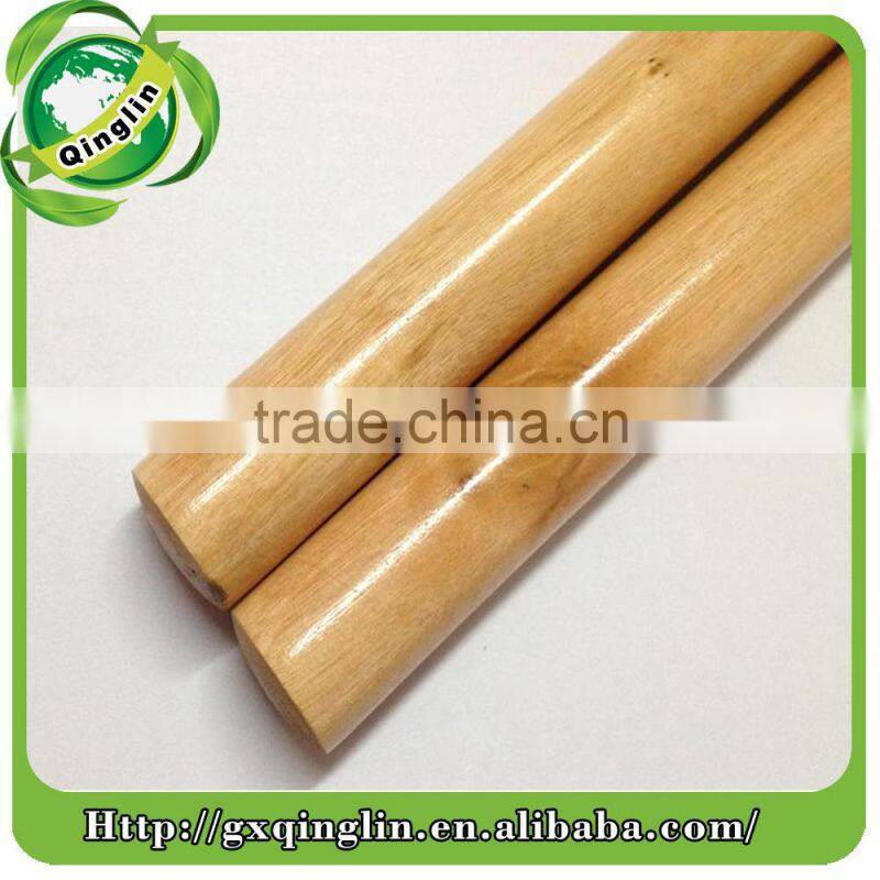 varnish wooden broom handle/varnish wooden broom stick/varnish wooden mop handle