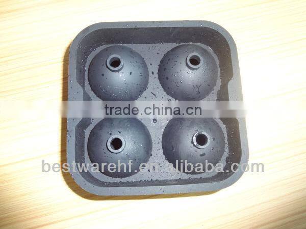 6 cups FDA silicone ice ball mold maker in Shenzhen Guangdong China